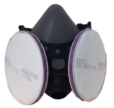 Comfort-Air 300 Thermoplastic Rubber Half Mask with Diskit P100OV Complete - Resealable Bag 15R3SMD…