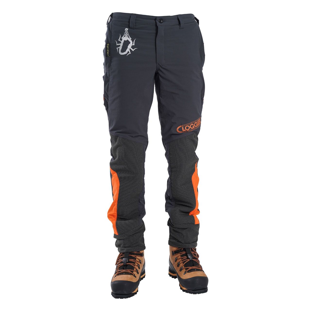 Clogger Spider Women's Climbing  and Work Pants (Not Chainsaw Protective) - Grey