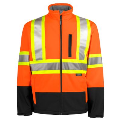 Terra Hi-Vis Softshell Jacket - YKK Zip 116516 Groupe BBH