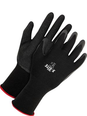 15G Nylon Liner Crinkle Latex Palm Dipped | Pack of 12