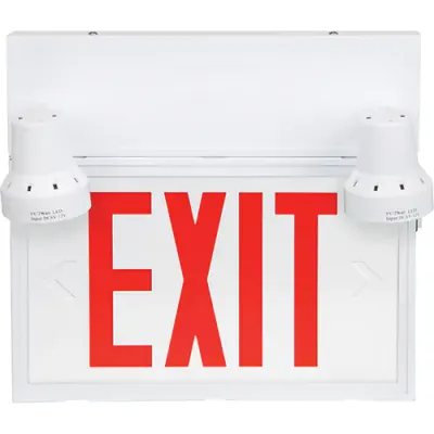 Exit Sign with Security lights | Zenith XI789   Safety Supplies Canada