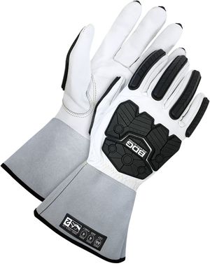 Pearl Goatskin 5" Gauntlet w/Backhand Protection | Pack of 6 | Cut Level A6