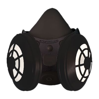 Comfort-Air 400Nx Black Elastomeric Rubber Half Mask with N95 Filters - without Exhalation Valve 15…