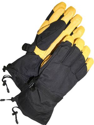 Tan Deerskin Gauntlet Ski Glove 80-9-041101 Bob Dale Gloves