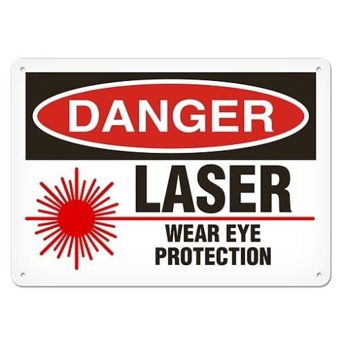 OSHA Safety Sign | Danger Laser Eye  | INCOM SS1023V, SS1023A, SS1023P, SC1023V, SC1023A, SC1023P, …