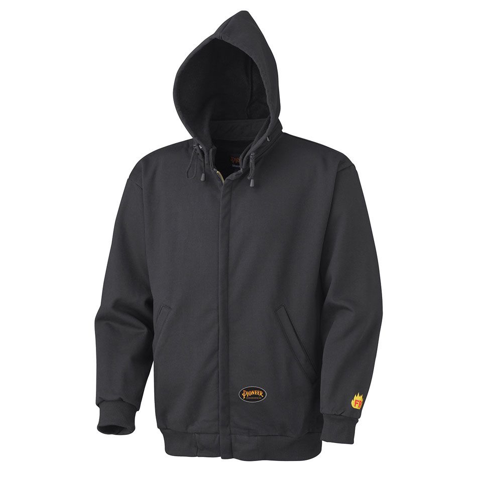 FR Heavyweight Zip Style Cotton Hoodie  | Pioneer 337   Safety Supplies Canada