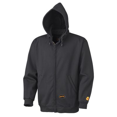 FR Heavyweight Zip Style Cotton Hoodie  | Pioneer 337   Safety Supplies Canada