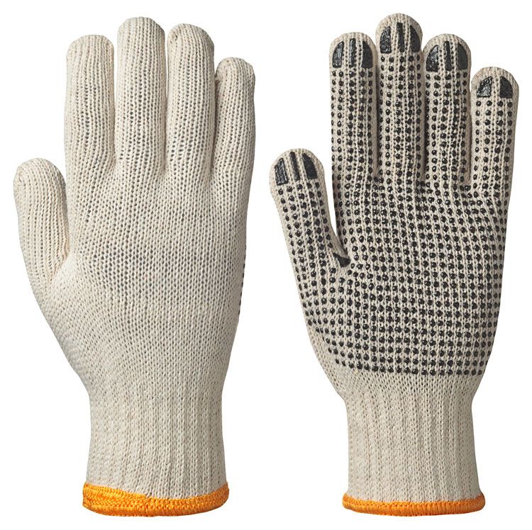 Knitted Poly/Cotton Glove with PVC Dots on Palm | 12 Pk | Pioneer 501/502 Pioneer