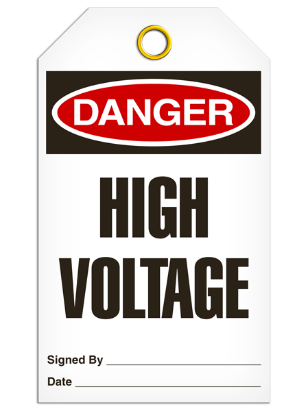 Danger - High Voltage  | Pack of 25 | INCOM