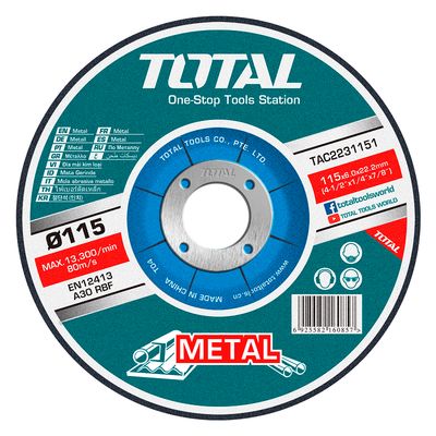 Abrasive Metal Grinding Disc TAC2231151/TAC2231251/TAC2231801/TAC2232301 Total Tools Canada