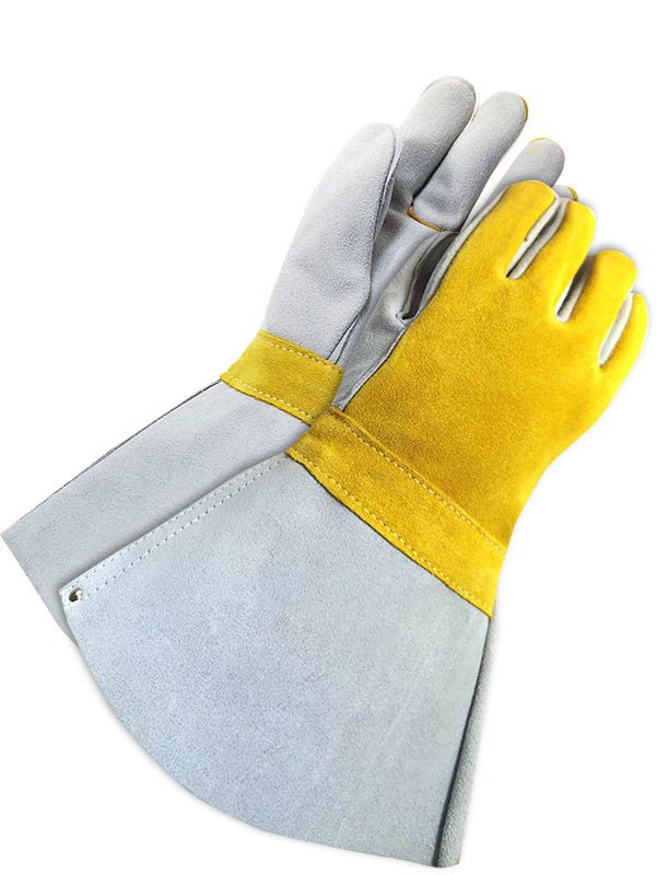 Welding Glove Split Leather Gauntlet cuff w/Gore Ladies 64-1-AG-W Bob Dale Gloves