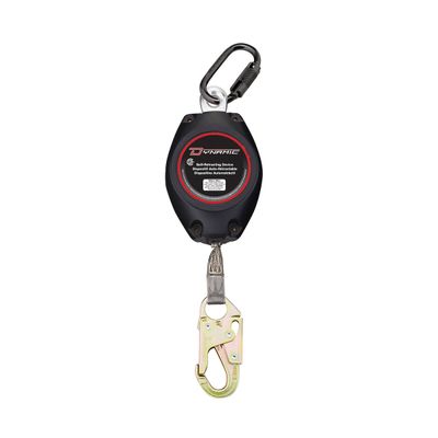 Dynamic Webbing Self-Retracting Lifeline (SRL), with Triple Action Carabiner and Small Snap Hook - ?
