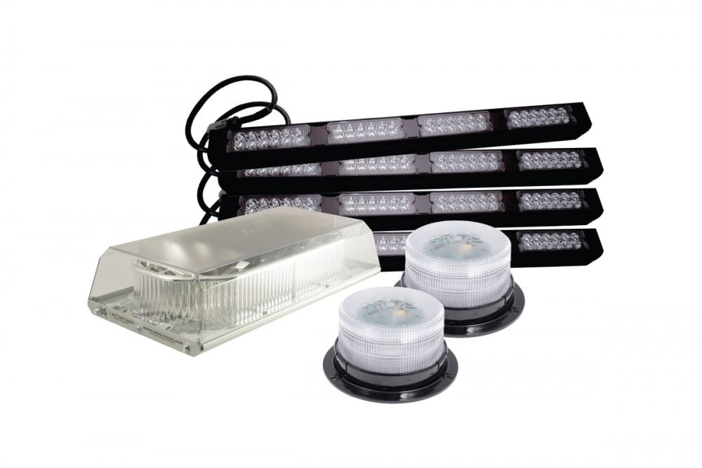 Amber/Blue Snowplow Lighting Package - Wire Leads 75028 SWS