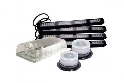 Amber/Blue Snowplow Lighting Package - Wire Leads 75028 SWS