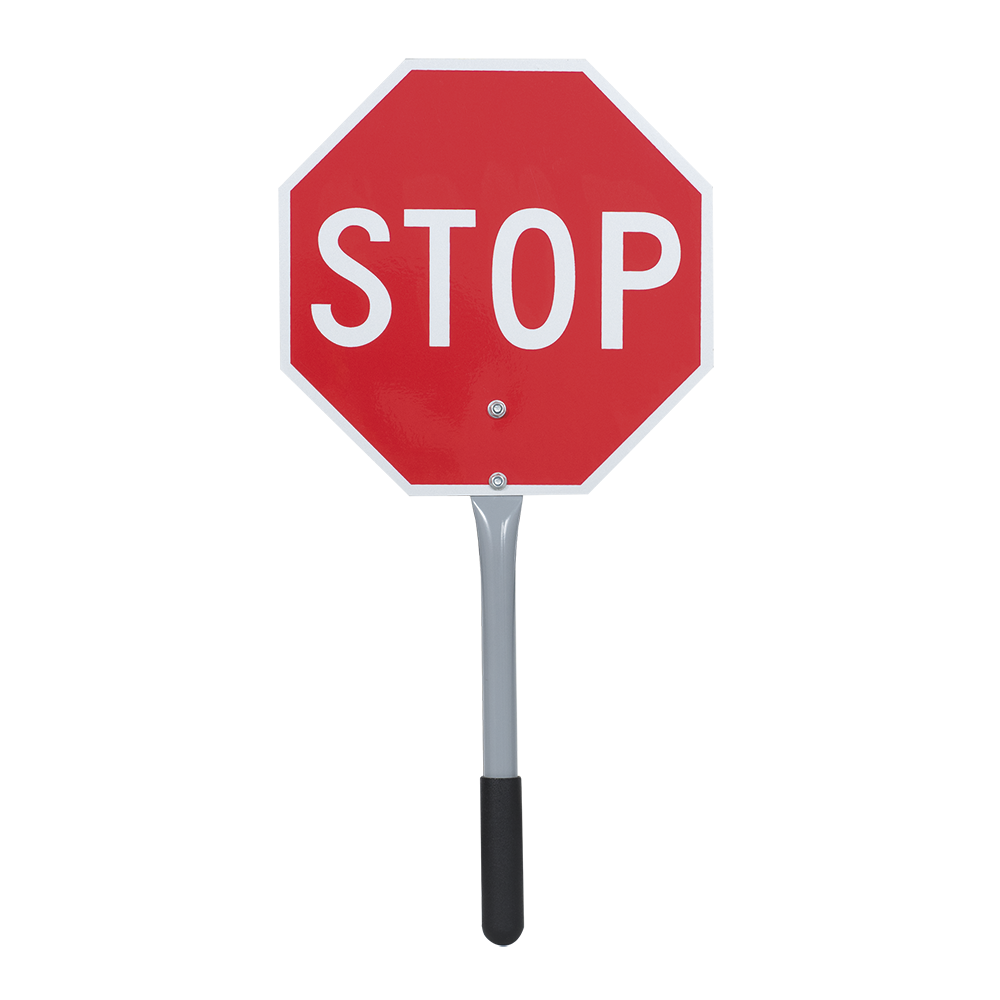 Traffic Stop/Stop Paddle 12'' X 12'' | Pioneer 468 Pioneer