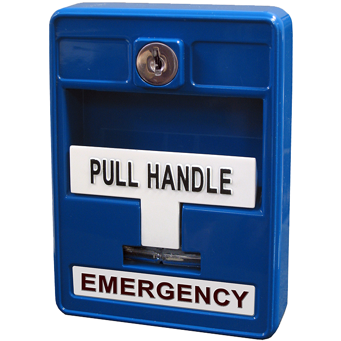 MS-700U Manual Alarm Pull Statio - Single Action Emergency Station MS-703U/MS-704U RS Steel