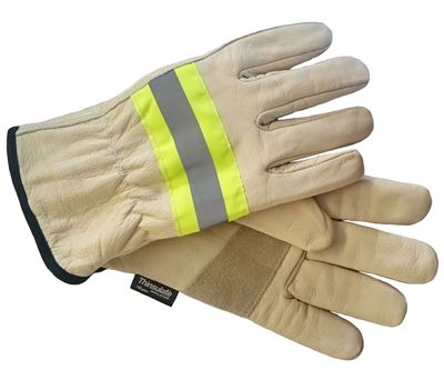*BLOW OUT* Hi-Vis Ladies Goatskin Safety Glove | Thinsulate SSC1104 Protecting U