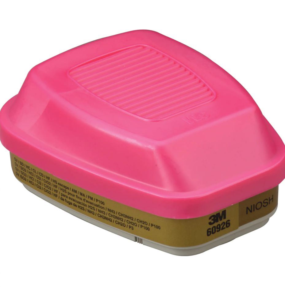 6000 Series Respirator Cartridges | Multi-Gas | With P100 | 3M SE904 3M