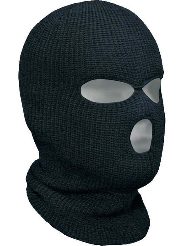 Headwear Knit Acrylic 3-Hole Facemask (Sold per EACH) | Pack of 12