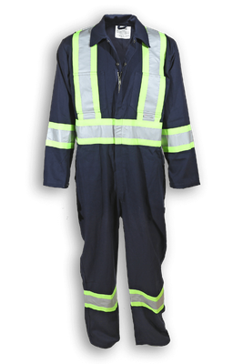 Hi Vis 100% Cotton Traffic Safety Coverall | Big  K BK1804SP Big K Clothing