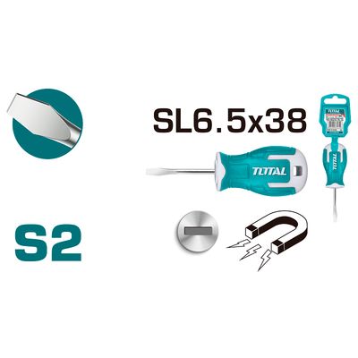 Slotted Screwdriver THT266038/THT266125/THT266150/THT265075/THT265100/THT268200/THT264100 Total Too…