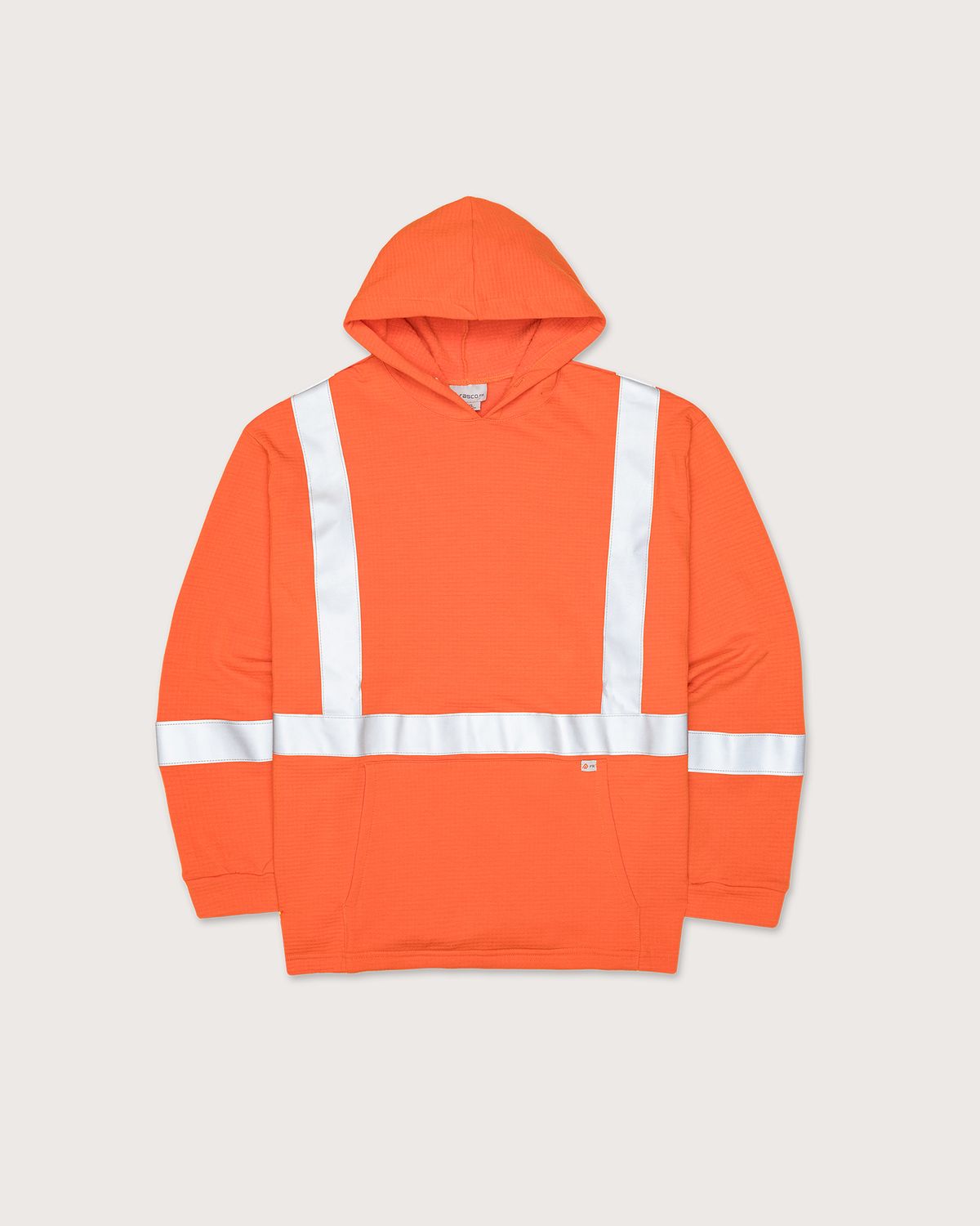 FR Hi Vis Orange Pullover Hoodie with 2" CSA Trim FR2219OH Rasco FR
