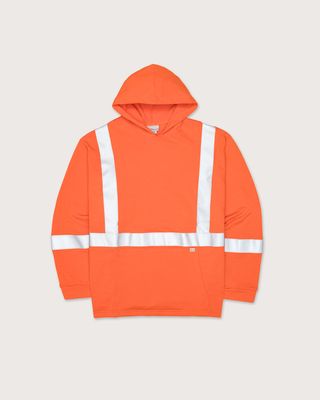 FR Hi Vis Orange Pullover Hoodie with 2" CSA Trim FR2219OH Rasco FR