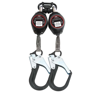 Dynamic? Double Leg Web Self-Retracting Lifeline CSA Class - Aluminum Large Hook - 7' (2.1m)