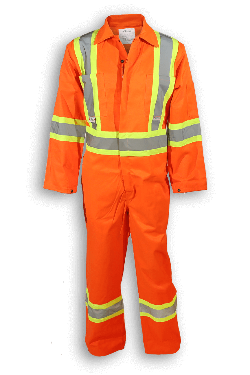 Hi Vis Reflective Traffic Safety Coverall | Big k BK1701 Big K Clothing