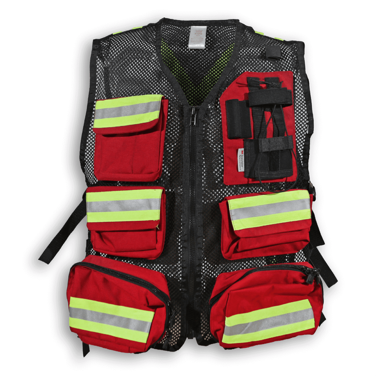 Mesh First Aid Safety Vest BK625MESH   Safety Supplies Canada