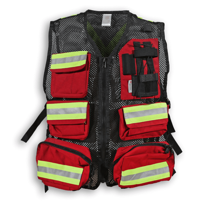 Mesh First Aid Safety Vest BK625MESH   Safety Supplies Canada