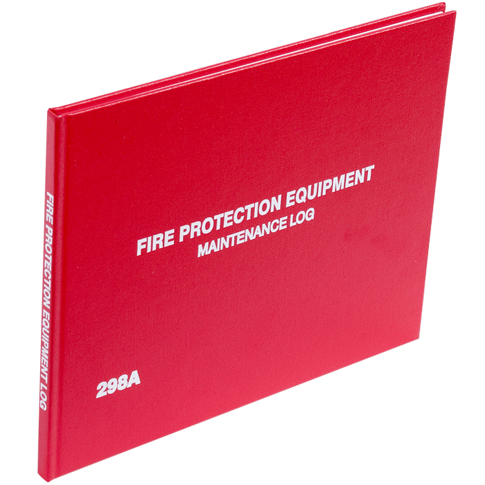2 Year Fire Protection Log Book 298A/298F RS Steel