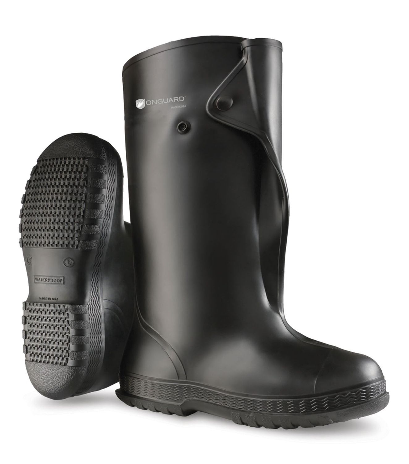 17'' Overshoes, Black | PVC Overshoes | Flexible &amp; Lightweight