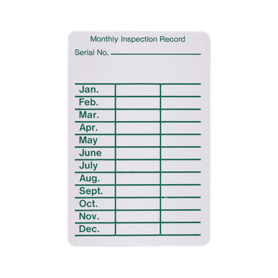 Stick-On Inspection Tag