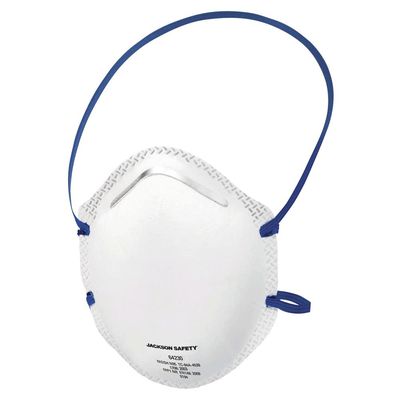 N95 Disposable Particulate Respirator - No Valve - White - Pack of 8 64230 Jackson Safety