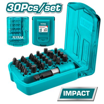 30pcs 25mm Impact Screwdriver Bits Set TACSD18306 Total Tools Canada