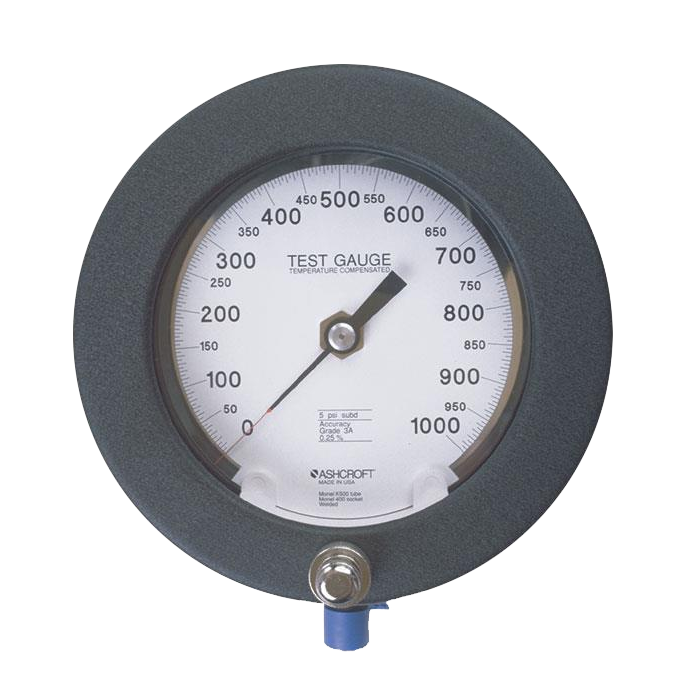 1000 PSI Certified Test Gauge SSPTG1000 RS Steel