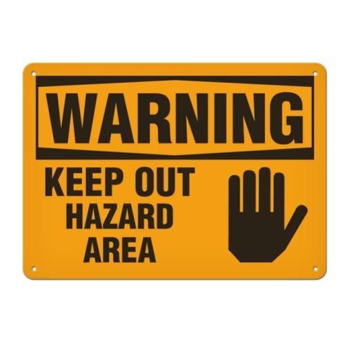 OSHA Safety Sign | Warning Keep Out  | INCOM SS3003V, SS3003A, SS3003P, SC3003V, SC3003A, SC3003P, …