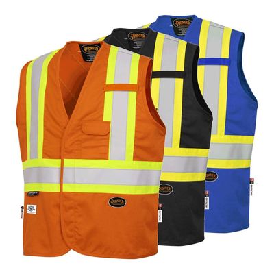 Hi-Viz FR-Tech 88/12 FR Vests 7 oz. | Pioneer 7728/7729/7730 Pioneer