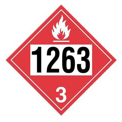 Class 3 Truck Placards (Pack of 100 pcs)