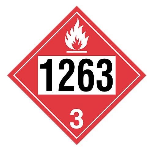 Class 3 Truck Placards (Pack of 100 pcs)