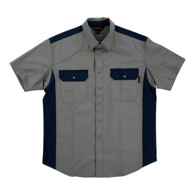 Short Sleeve Stretch Ripstop Color Block Shirt | Tough Duck WS18 Tough Duck/Work King