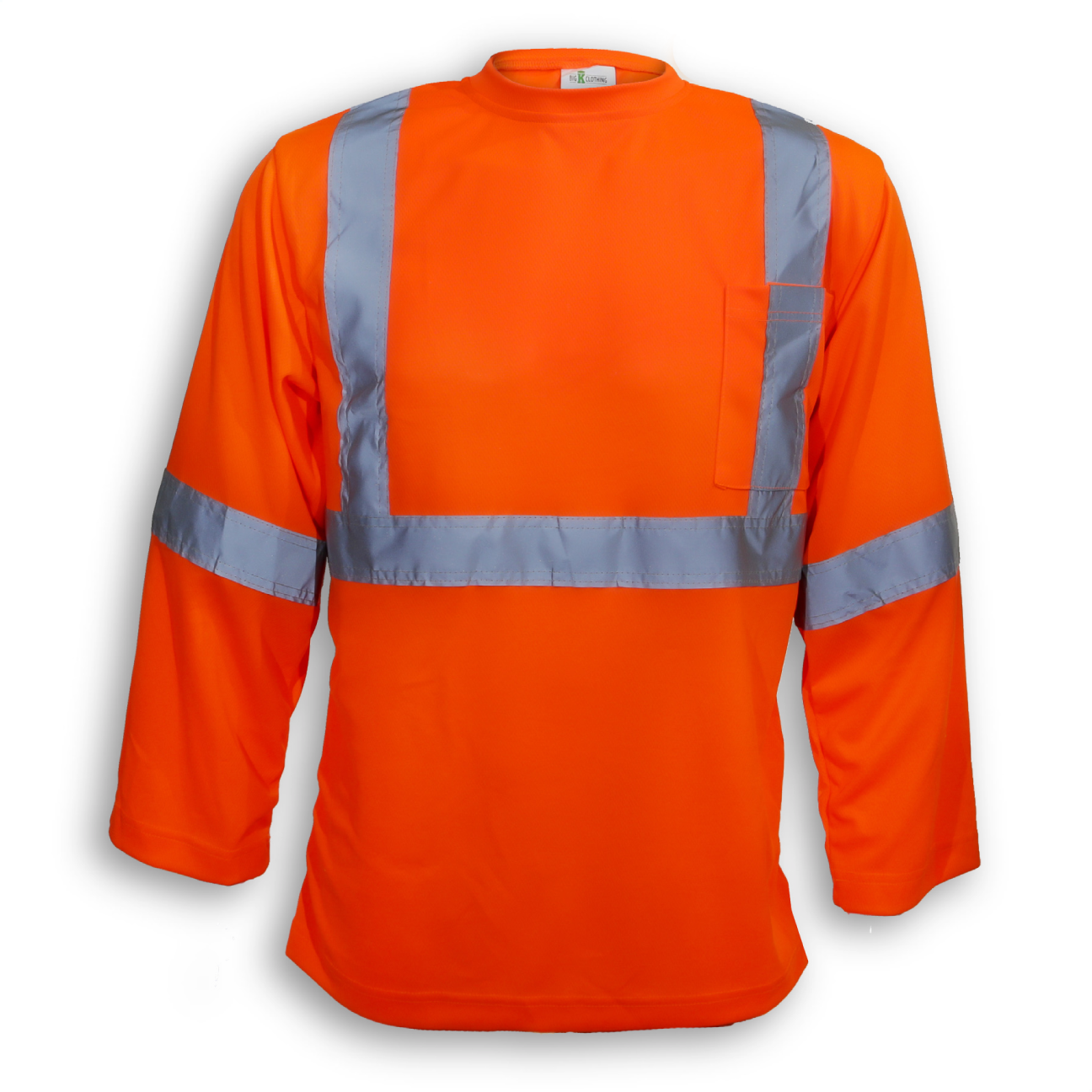 Big K 100% Soft Polyester Traffic Safety T-Shirt BK6012 Big K Clothing