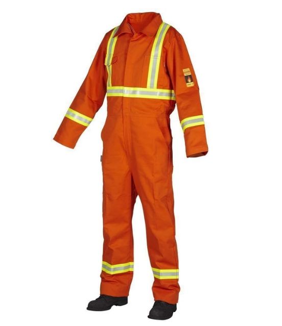 Women's Hi-Vis Fire Resistant Safety Coverall  | Protecting U WR-FR-ORG-W Protecting U