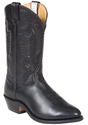 Men?s BRAHMA? Westerns with treated leather soles - 12" Black Manchester