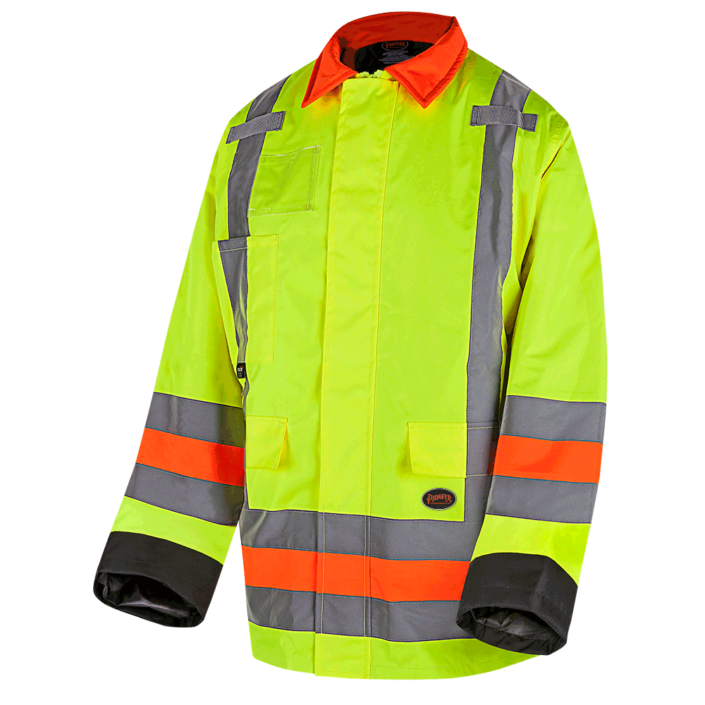 Hi-Viz Quebec Winter Insulated Traffic Control Jacket | Pioneer 6040 Pioneer