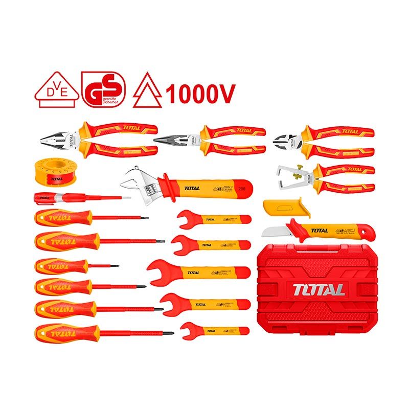 19PCS Insulated Hand Tools Set (VDE Certified) THKITH1901 Total Tools Canada