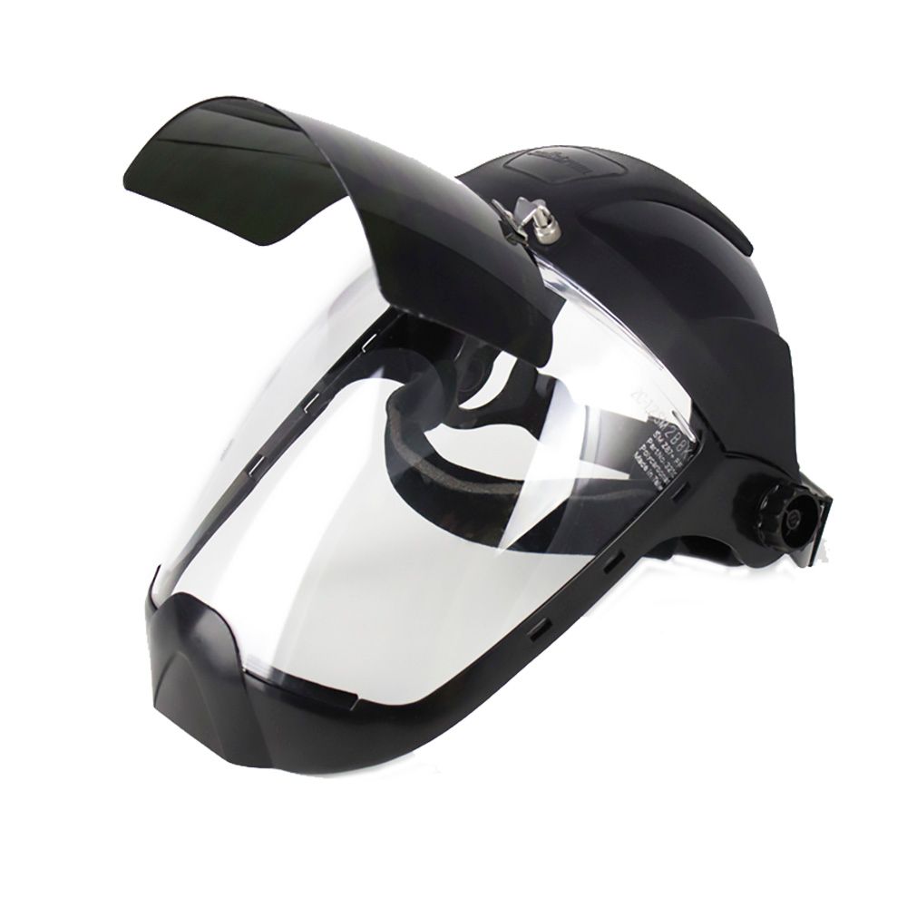 Multi-Purpose Face Shield with Flip-Up IR Window &amp; Ratcheting Headgear | S32281   Safety Supplies C?