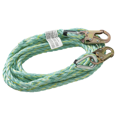 Vertical Lifeline - Snap Hooks - 50' (15.2 m), VL-1122-50 VL-1122-50 Peakworks