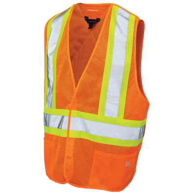 Mesh 5-Point Tear-Away Safety Vest